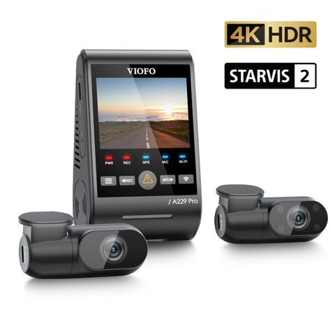 Viofo A229 Pro 3-Channel Dash Camera with Starvis 2 Sensors