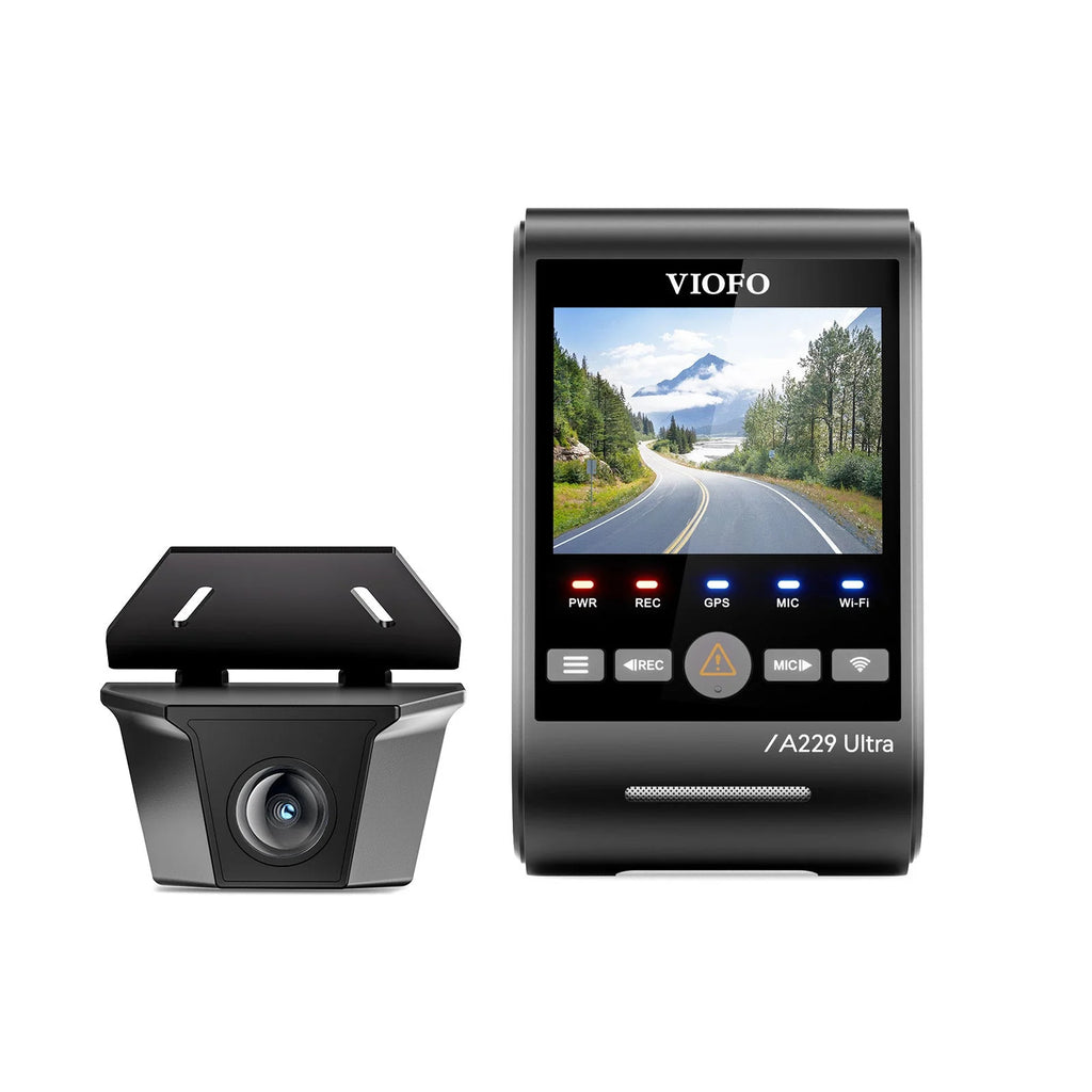 Viofo A229 Ultra-W 2-Channel 4K Front and 4K Waterproof Rear Dash Camera