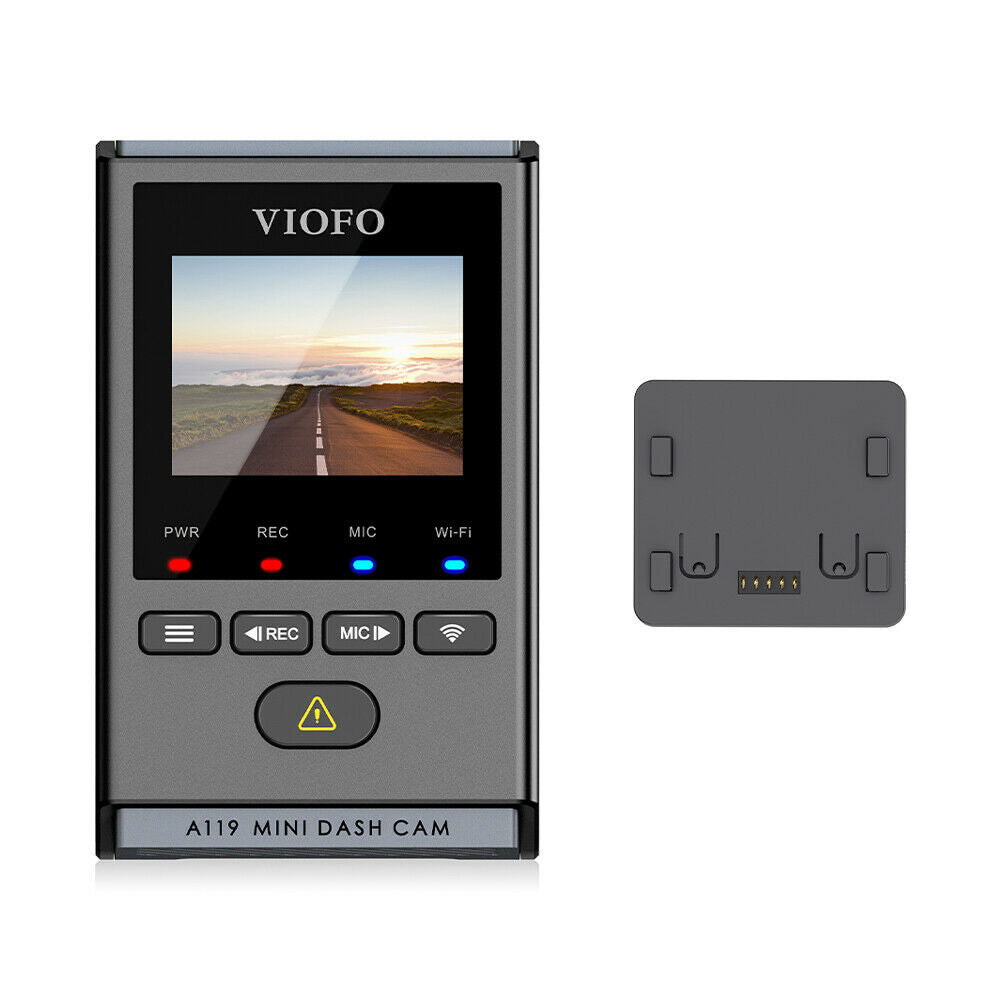【Bundle: VIOFO A119 Mini 2 + CPL】 VIOFO Mini Dash Cam Front A119 Mini 2,  STARVIS 2 Sensor, 2K 60fps/HDR 30fps Voice Control Car Dash Camera with  5GHz