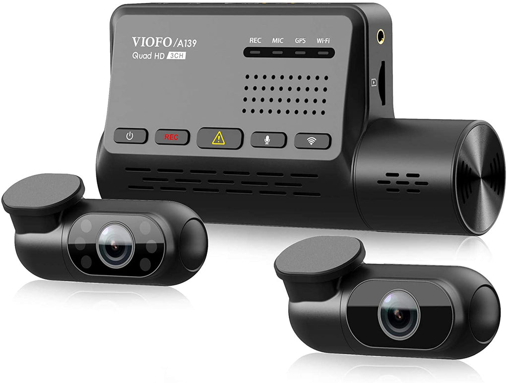 Viofo A139 3-Channel Dash Camera With Sony Starvis Sensors + WiFi + GPS
