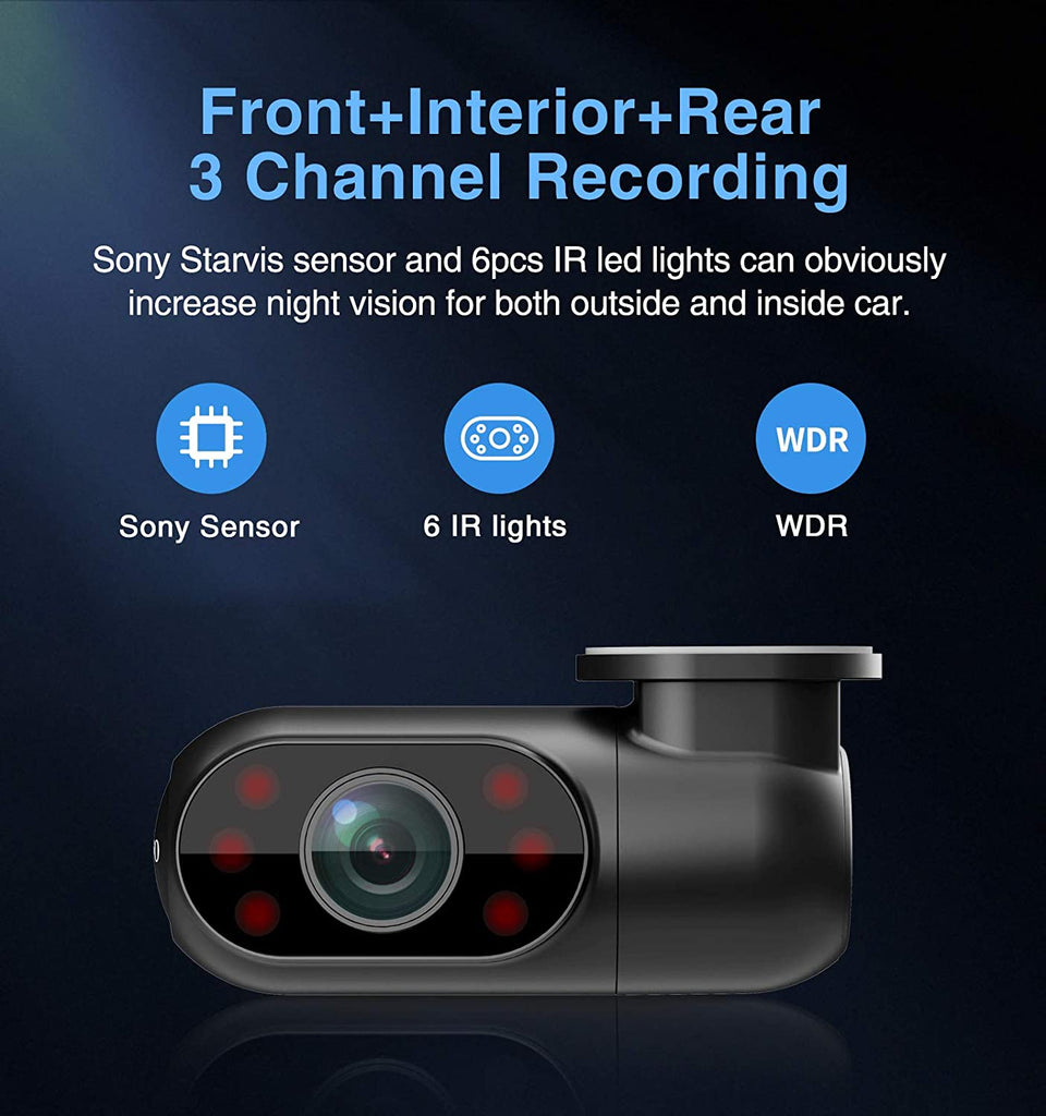 Viofo A139 Pro 4K with Sony Starvis 2 Sensor + WiFi + GPS - Front