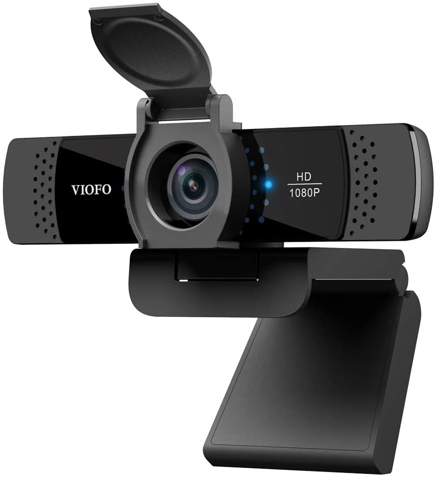 Viofo P800 1080P Webcam with Dual Mics and Privacy Cover