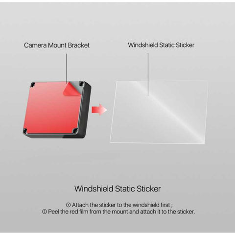 Viofo Transparent Static Sticker - 2 Pack